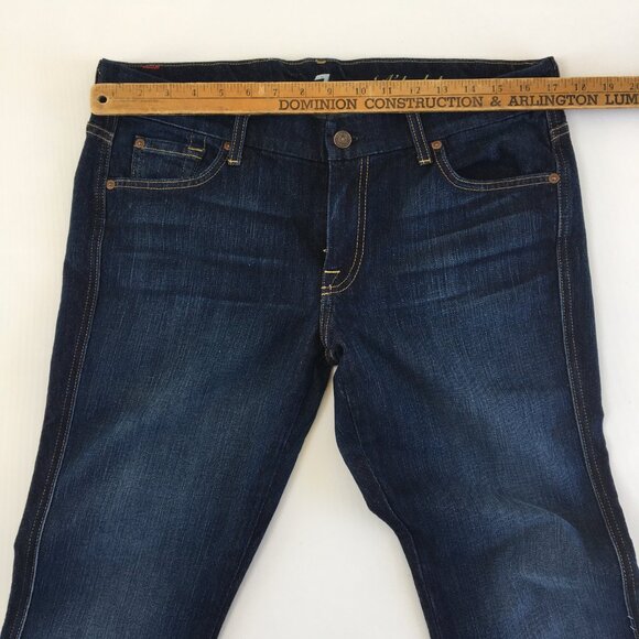 7 For All Mankind A Pocket Flare Jeans Womens 32 - Picture 9 of 11